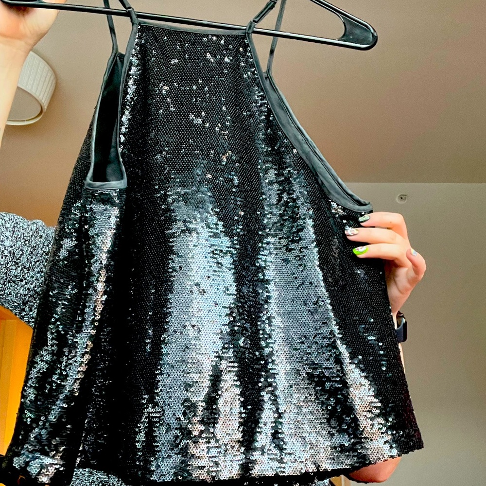 Sparkle Halter Top Forever 21